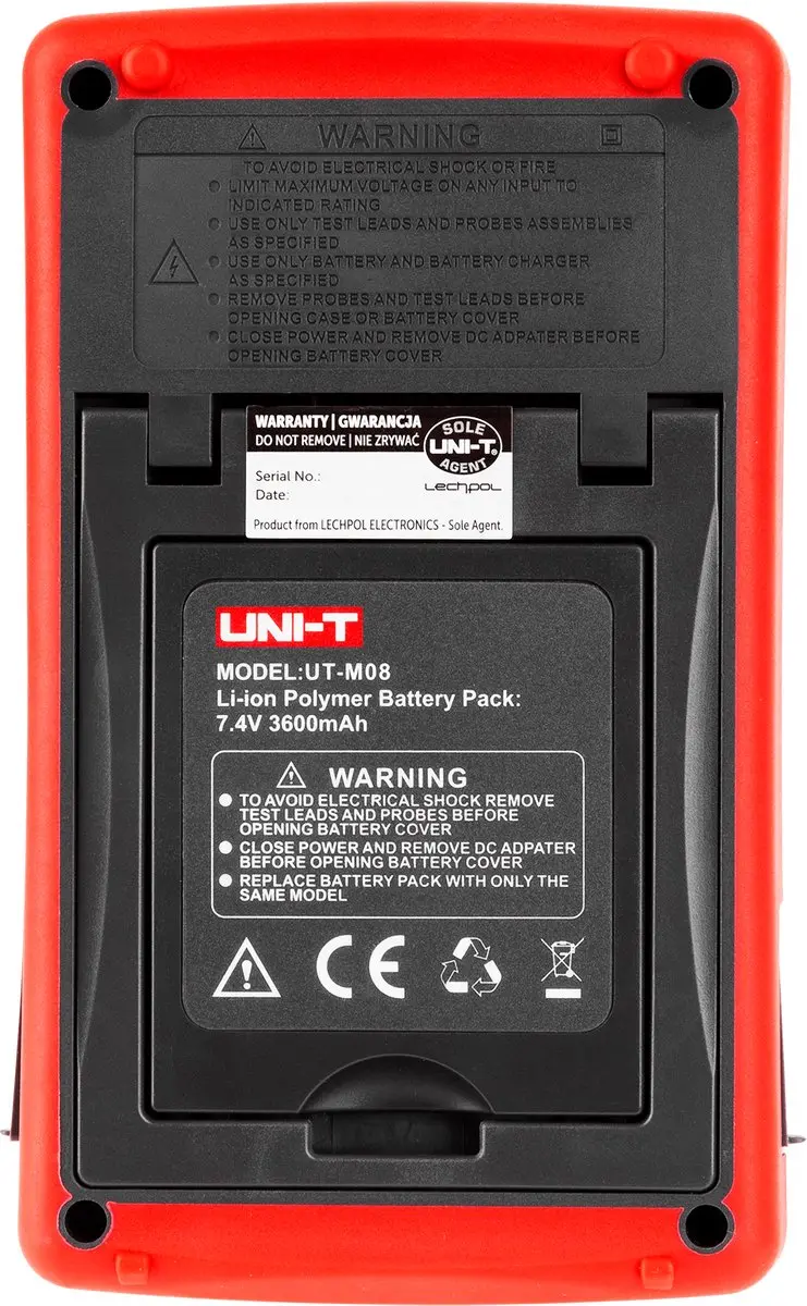 UNI-T UTD1050CL Oscilloscoop 50MHz - Grijs/Zwart