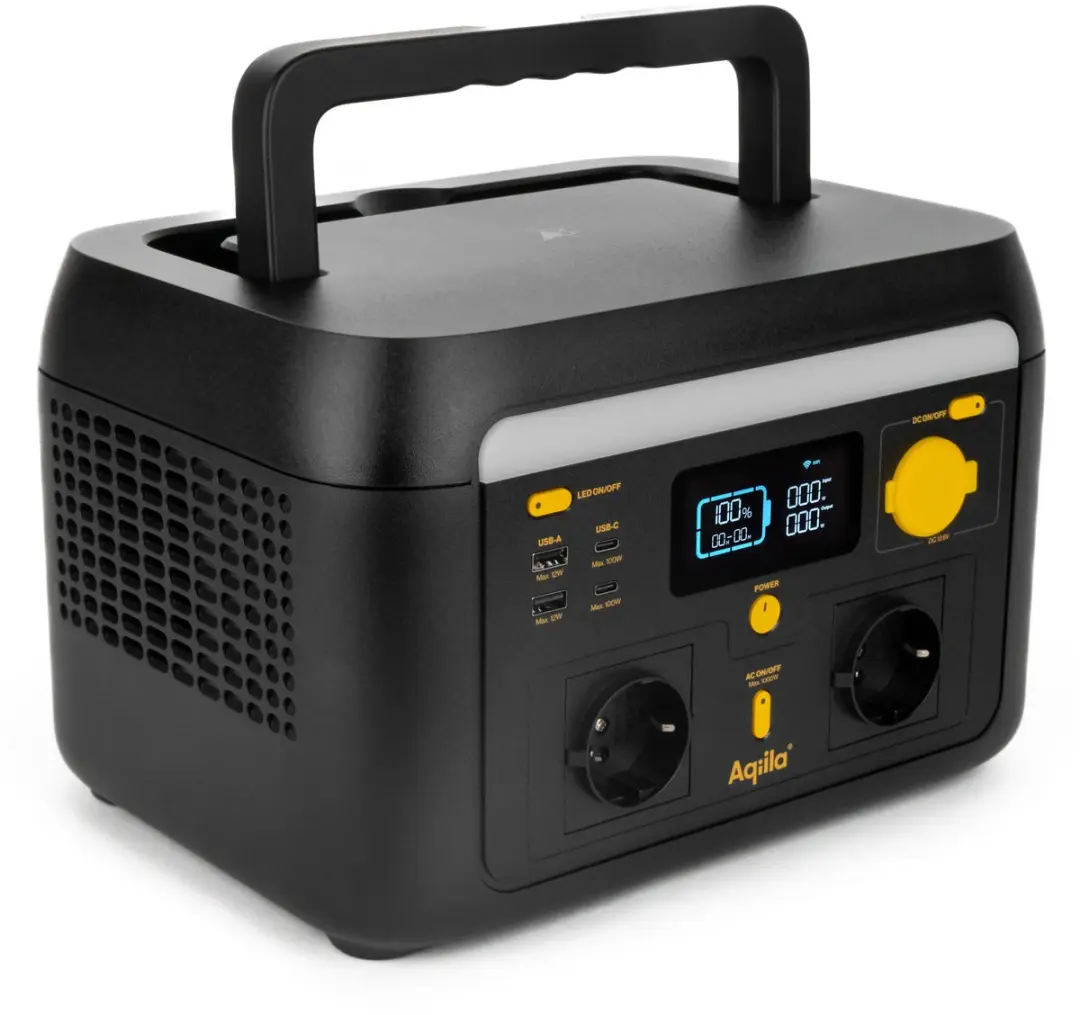 Aqiila Portable Powerstation 1000W 614Wh