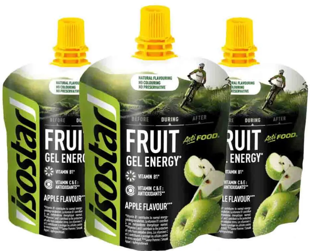 Isostar Energy Gel Appel 270g (3x90g)