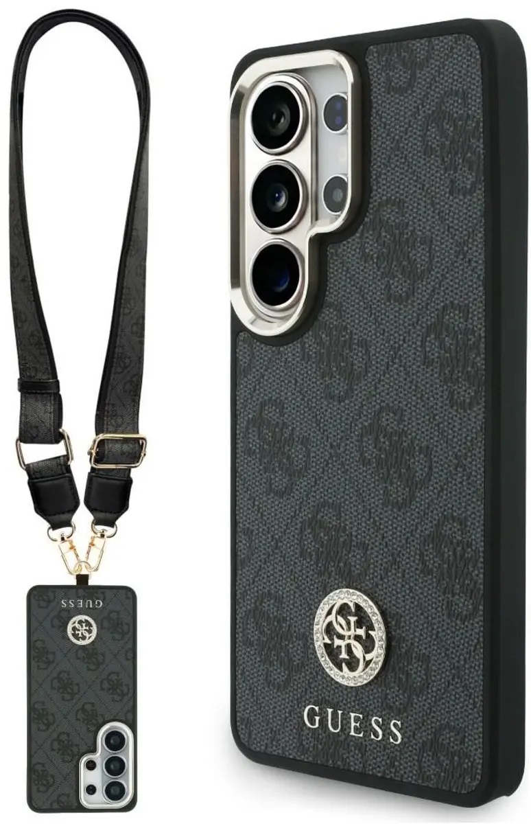 Guess 4G Big Rhinestone Triangle Strap MagSafe Hoesje
