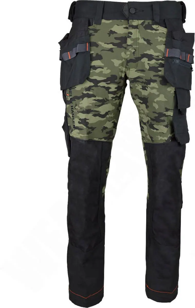 Helly Hansen Chelsea Evolution Werkbroek 52 - Zwart/Camouflage