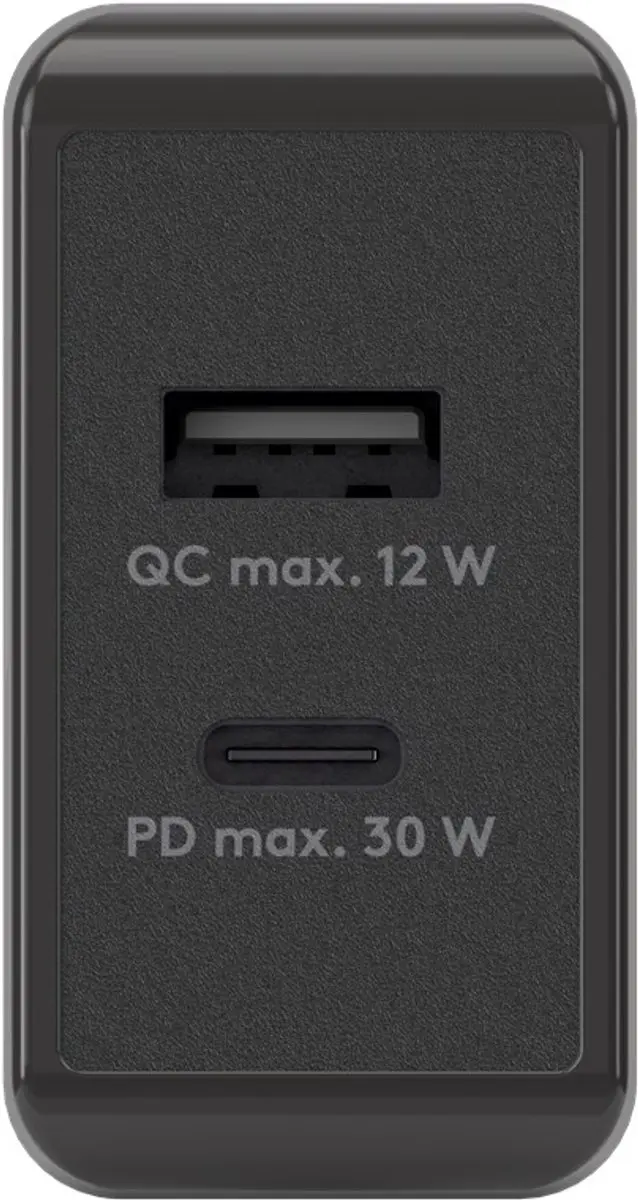 Goobay 61673 Thuislader 30W - USB-C PD & USB-A - Zwart