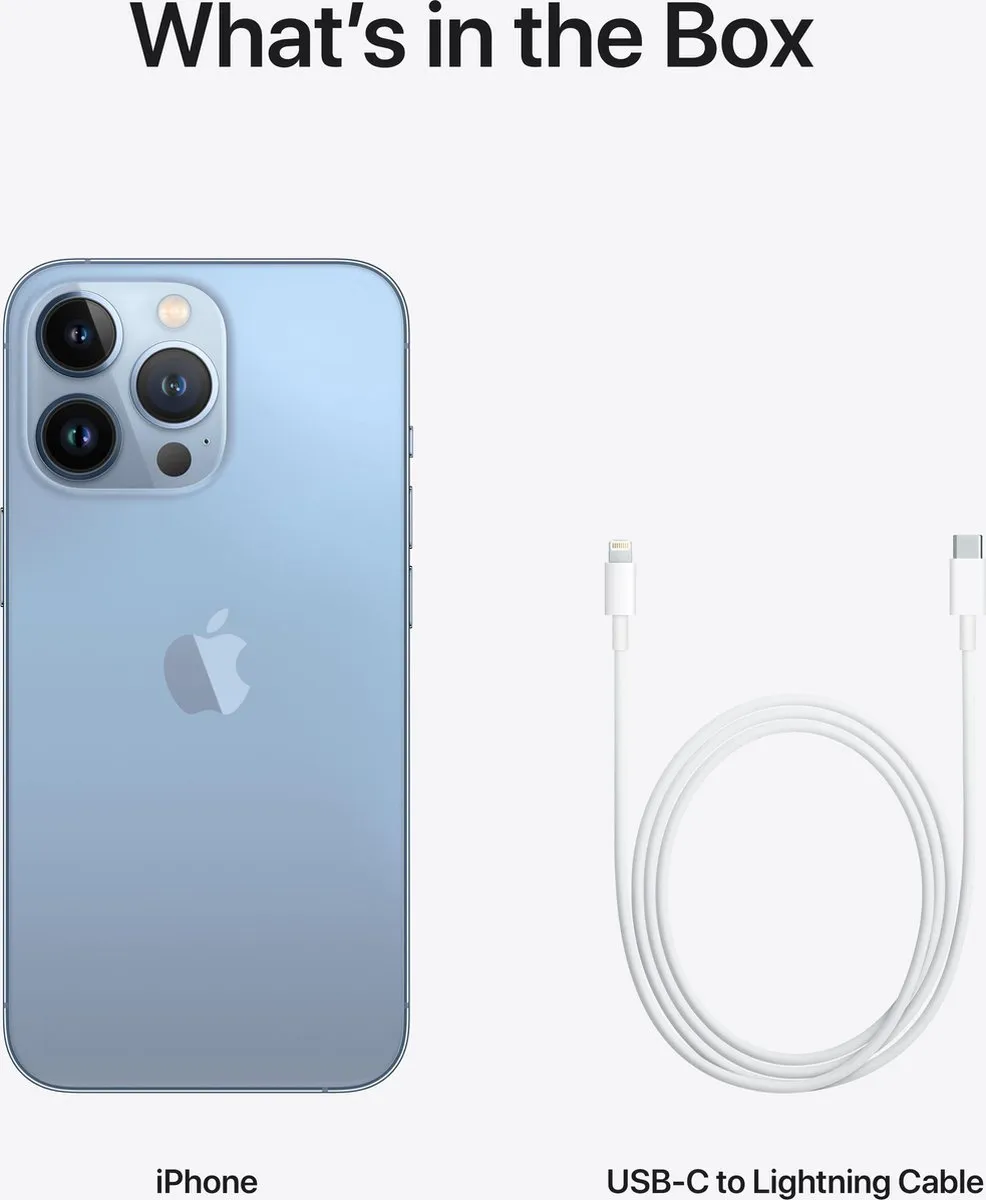 Apple iPhone 13 Pro 128GB Sierra Blue - afbeelding 6 van 6
