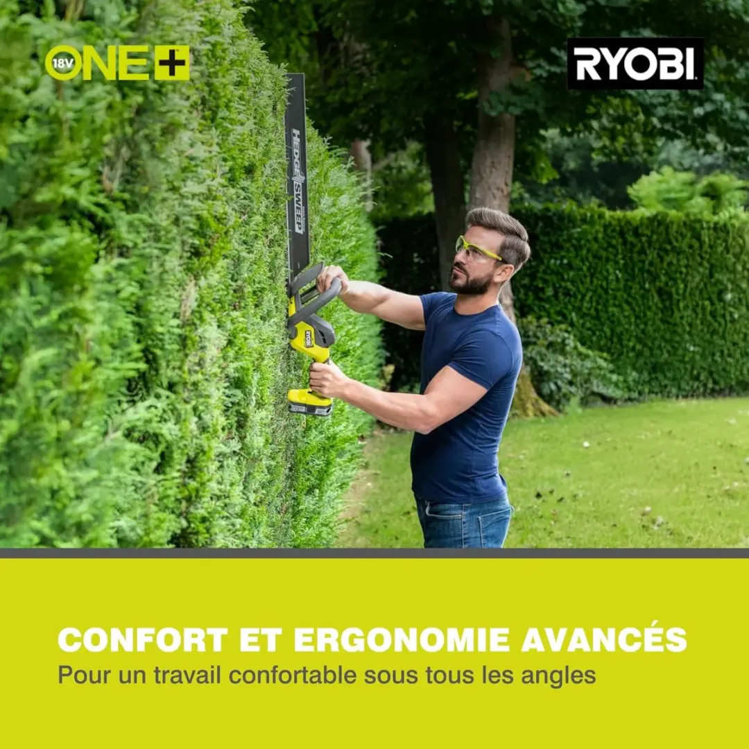 Ryobi RY18HT55A-120 Accu Heggenschaar 18V 55cm - afbeelding 6 van 6