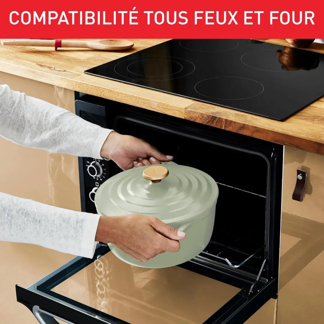 Tefal 24cm Braadpan Air Soft Light - Lichtgroen