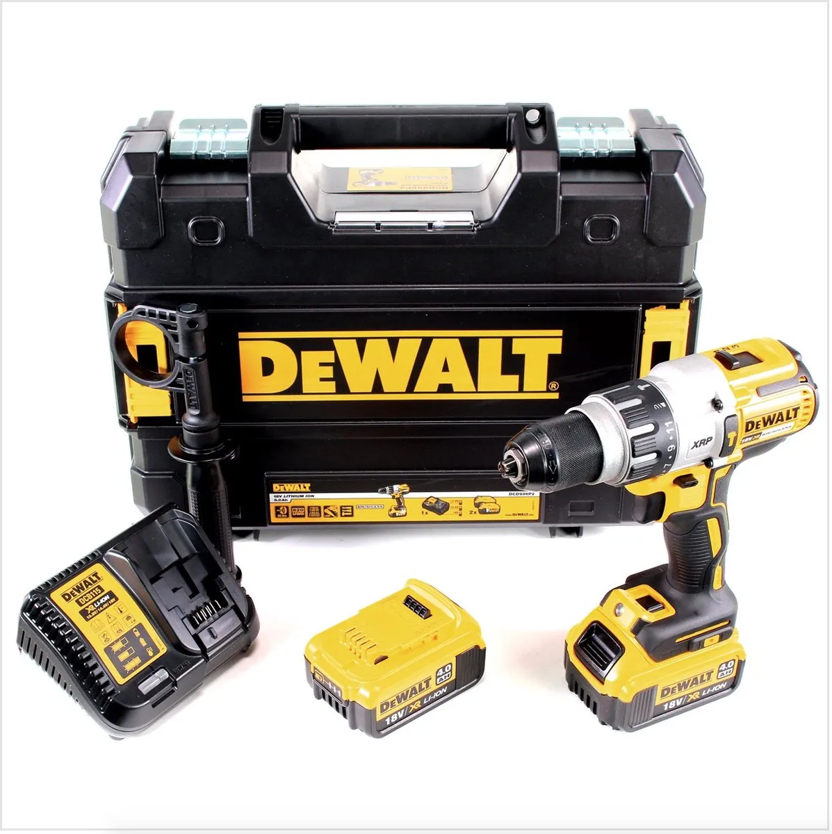 DeWalt DCD996M2 Accu Klopboormachine 18V 95Nm Borstelloos - 2x 4.0Ah Accu - afbeelding 5 van 5