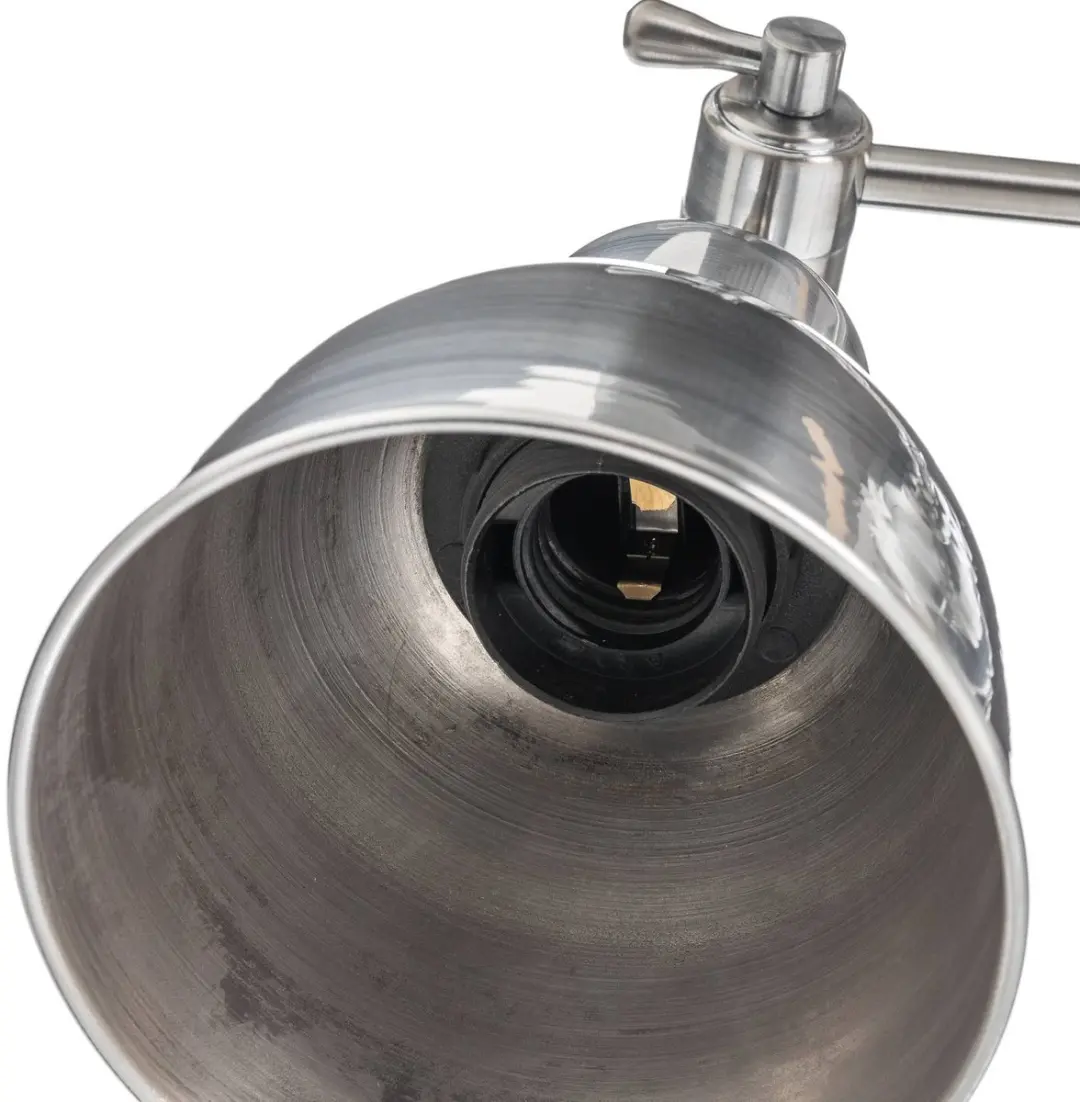Euluna Wandlamp 1 Licht E27 - Chroom - afbeelding 6 van 6