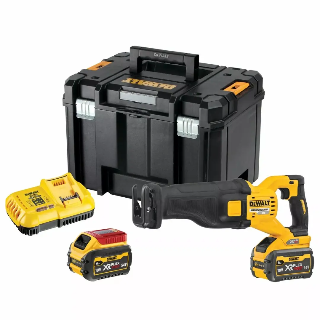DeWalt DCS389X2-QW Accu Reciprozaag - 2x 9.0Ah - Incl. lader & koffer