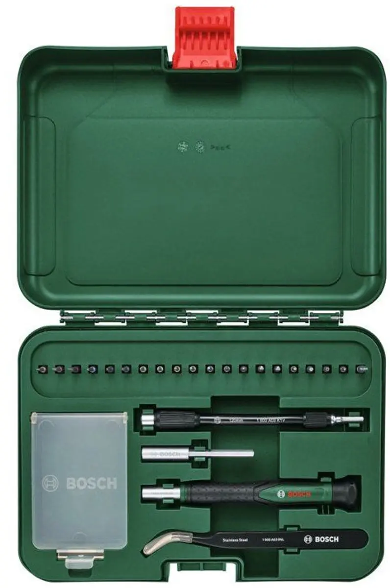 Bosch 1600A039HT Precisieschroevendraaierset 24-delig - PH/PZ