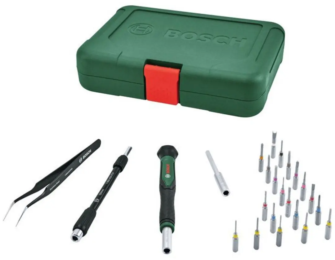 Bosch 1600A039HT Precisieschroevendraaierset 24-delig - PH/PZ