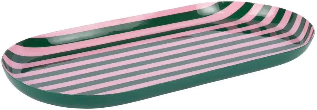 Present Time Dienblad Animado Oval PT4401GR - Groen