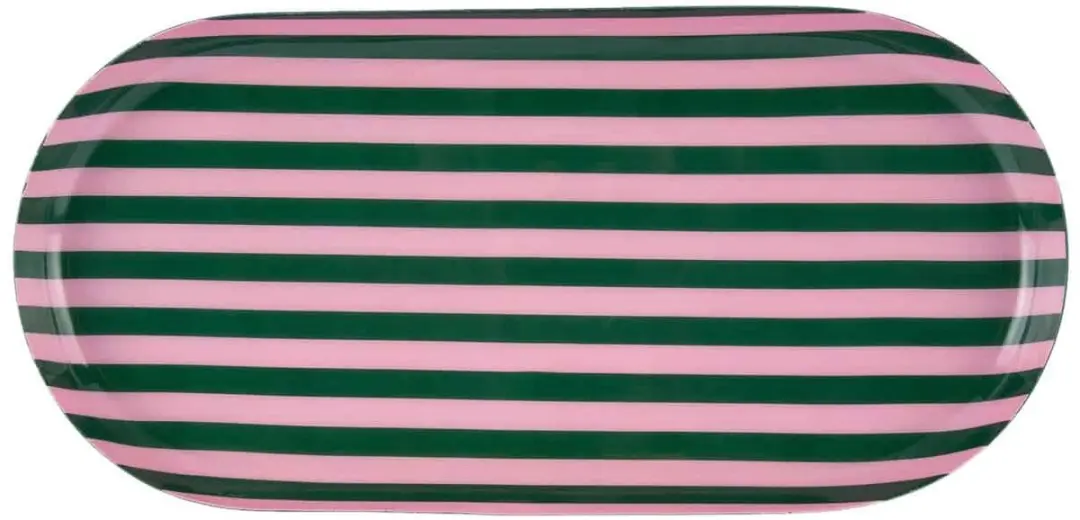 Present Time Dienblad Animado Oval PT4401GR - Groen