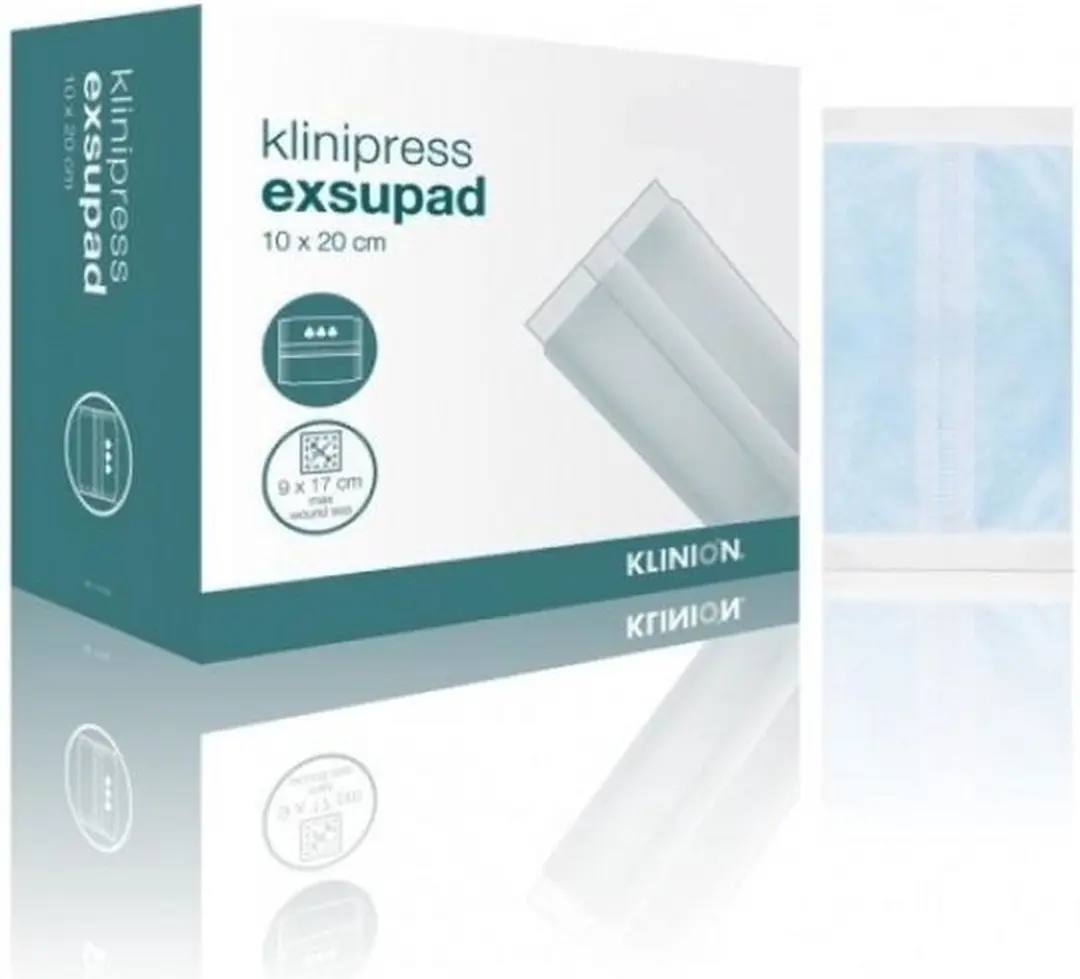 Klinion Exsupad Zwaar Absorberend Wondverband 10x20cm