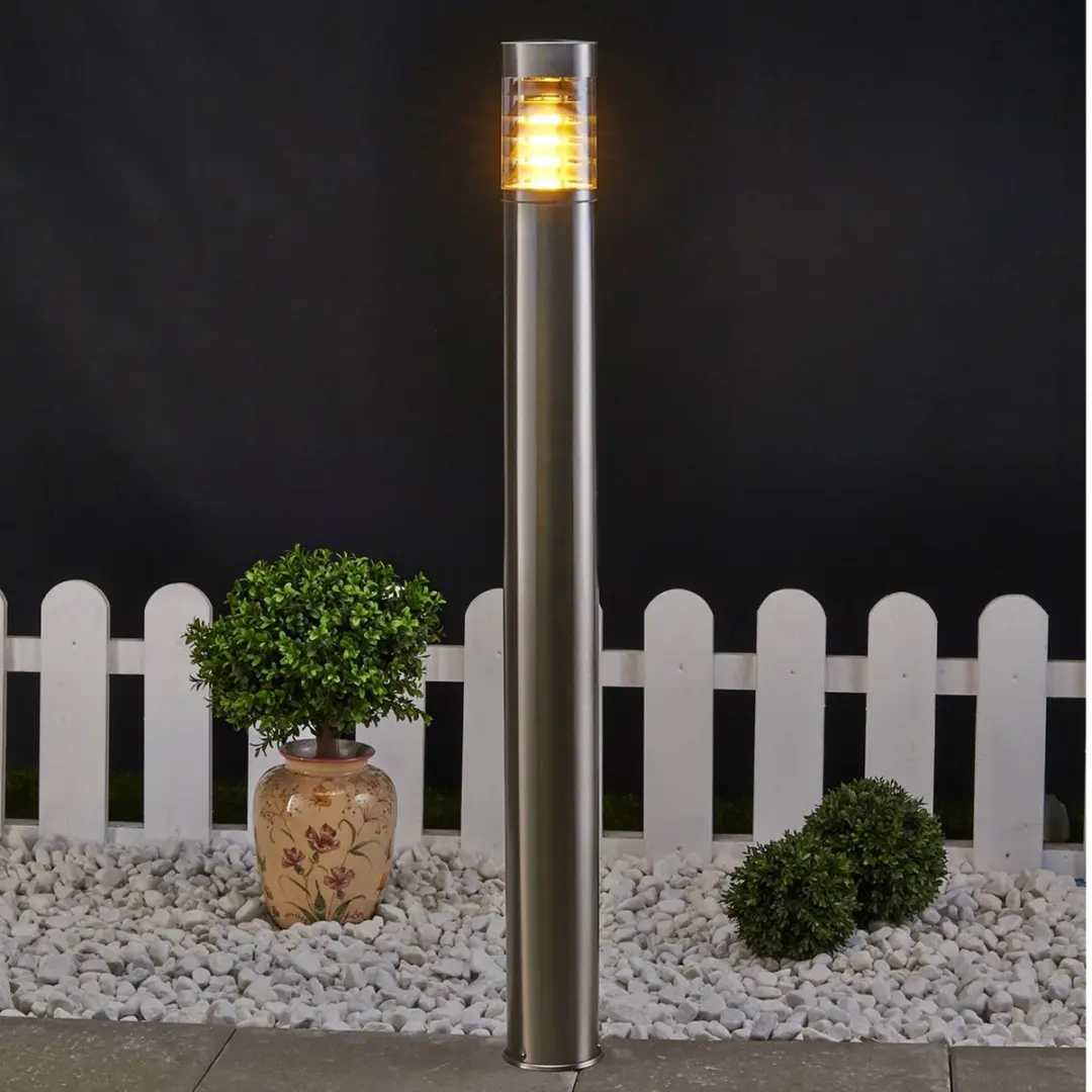 Lindby Padverlichting Roestvrij Staal 100cm E27