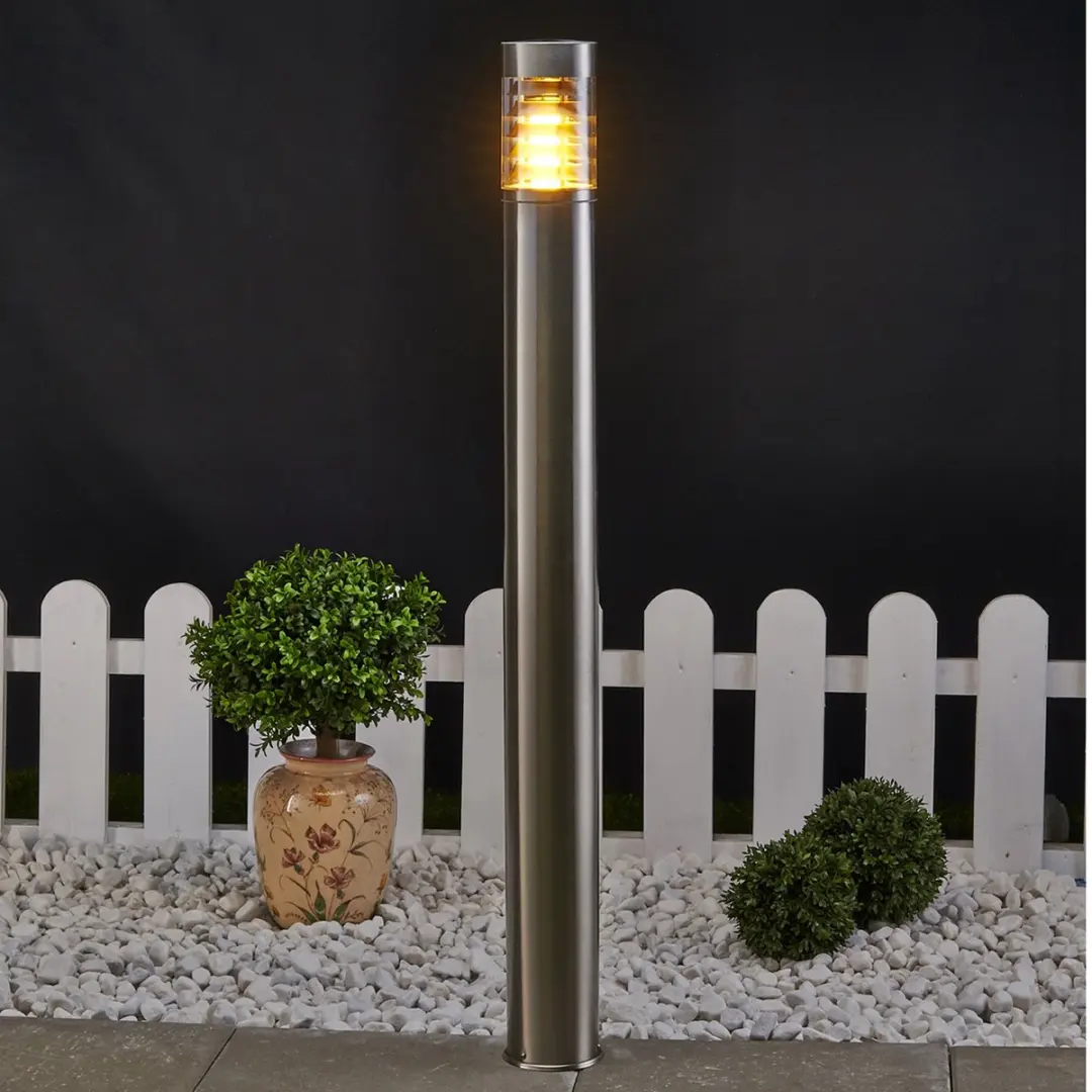 Lindby Padverlichting Roestvrij Staal 100cm E27