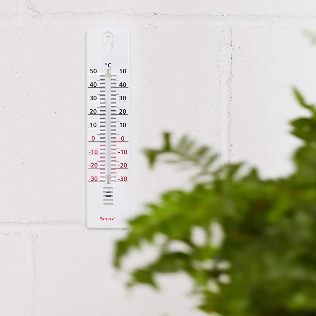 Metaltex Thermometer Binnen & Buiten 20cm - Wit