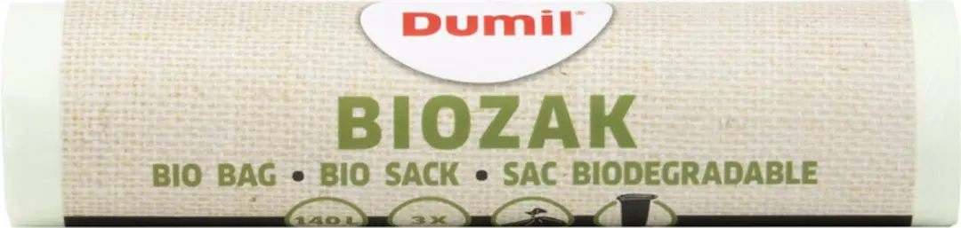 Dumil Biozakken 140L Groen - 3 Stuks