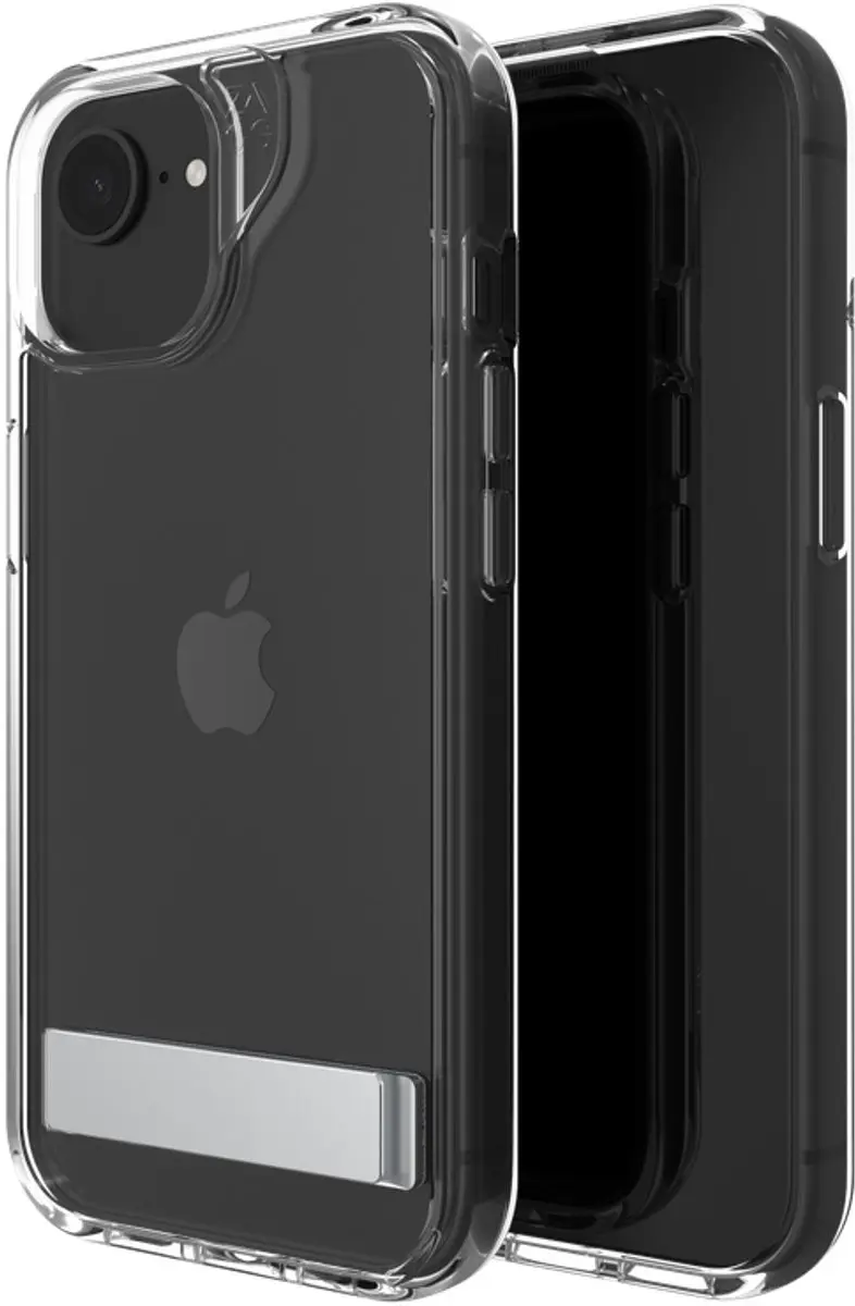 ZAGG Crystal Palace Snap Kickstand Hoesje - iPhone 13/14/15/16e - Transparant