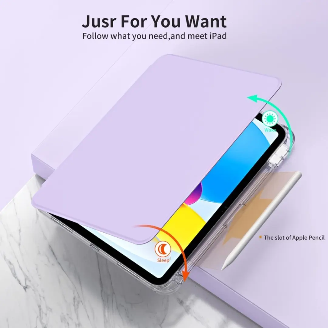 Dux Ducis iPad 10.9 (2022) Tablethoes - Paars