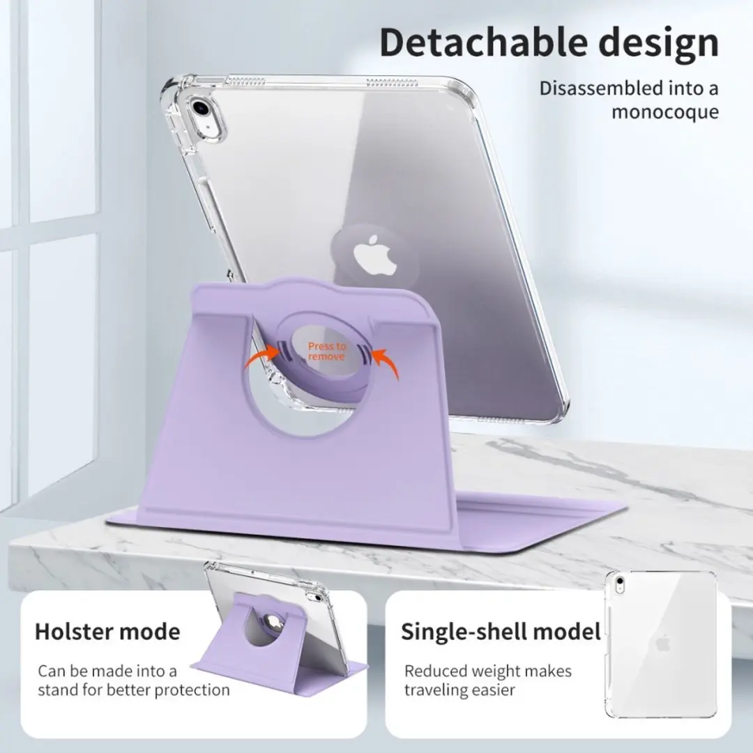 Dux Ducis iPad 10.9 (2022) Tablethoes - Paars