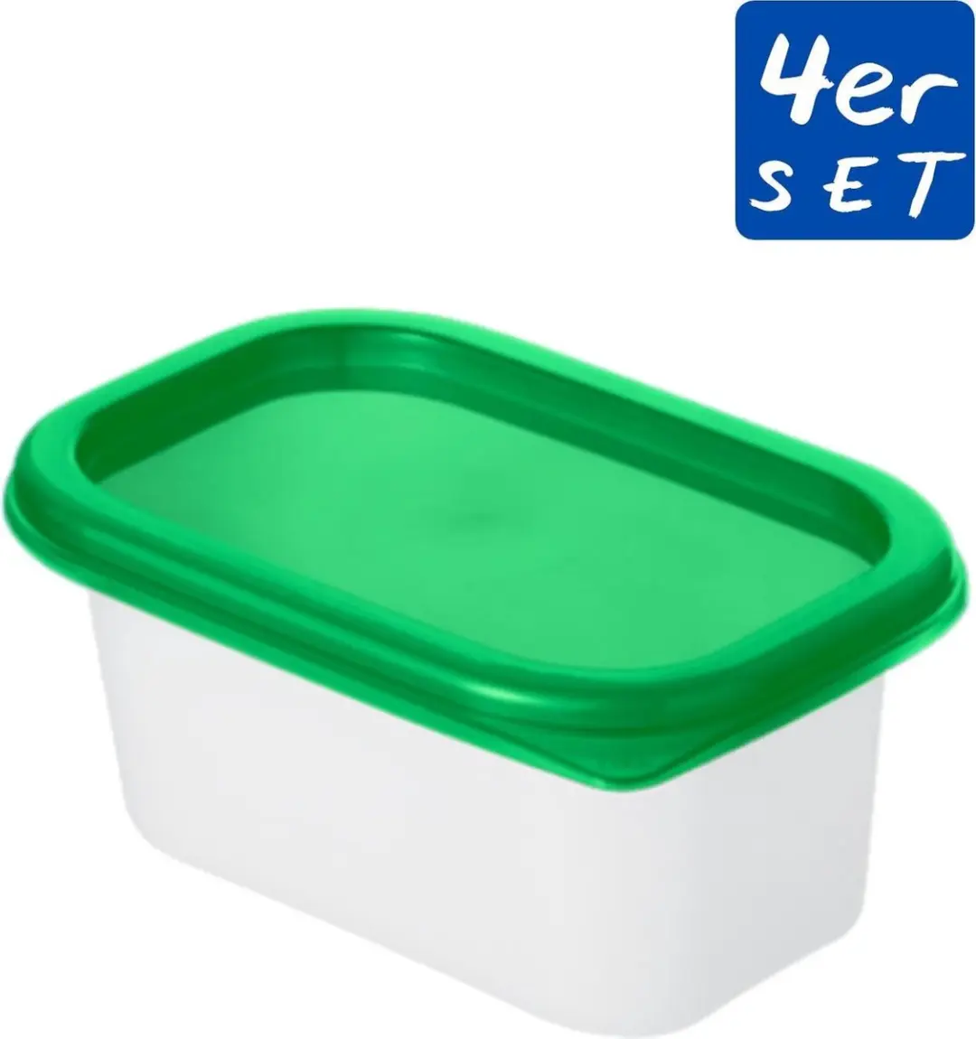 Rotho Domino Diepvriesdozen 4x0.2L - Wit