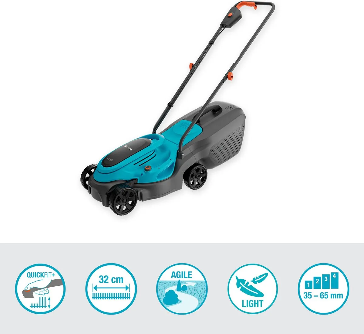 GARDENA Grasmaaier EasyMax 32/18V P4A Solo