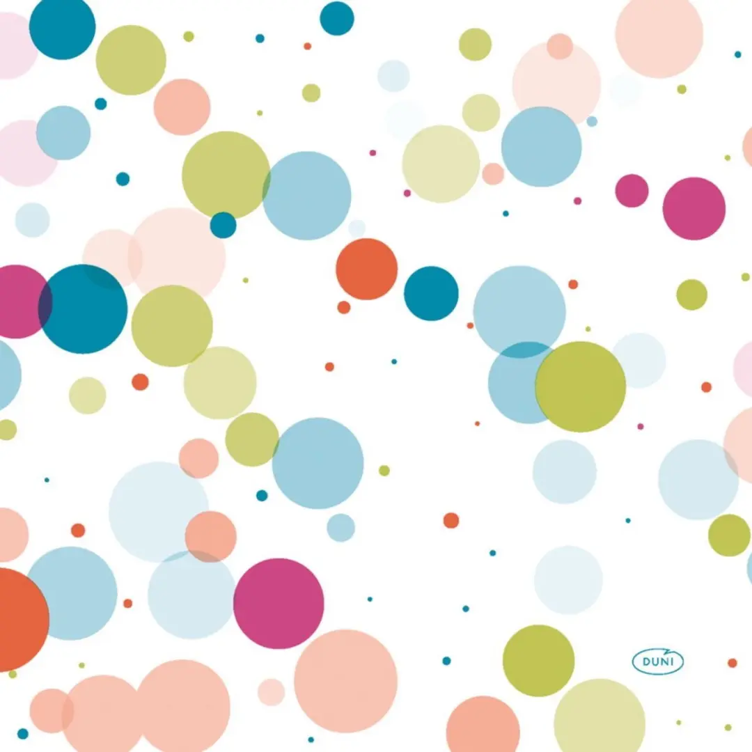 Duni Festive Bubbles Servetten 33x33cm