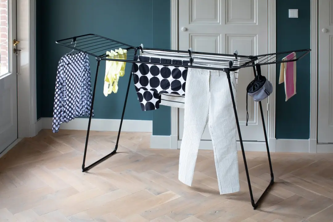 Brabantia HangOn Too Droogrek 22m - Inklapbaar - Matt Black - afbeelding 5 van 6
