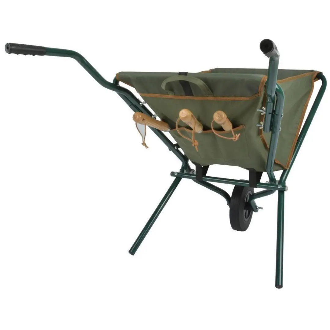 Esschert Design Kruiwagen inklapbaar - Groen