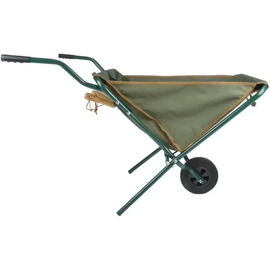 Esschert Design Kruiwagen inklapbaar - Groen