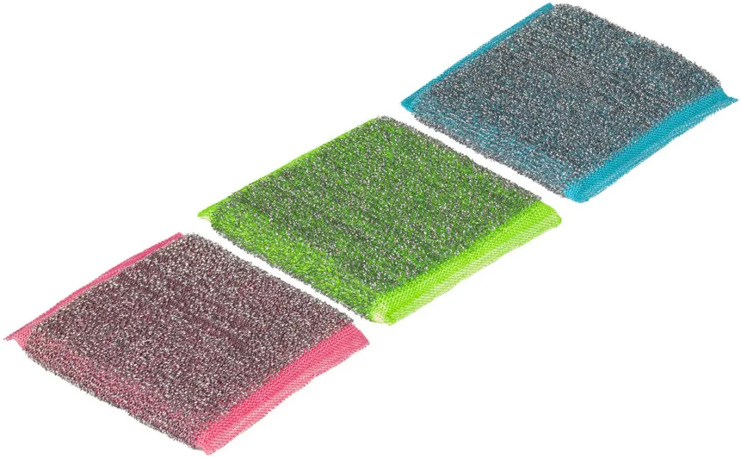 Vileda Schuurspons Glitzi Power Inox Colors - 3 Stuks - afbeelding 2 van 6