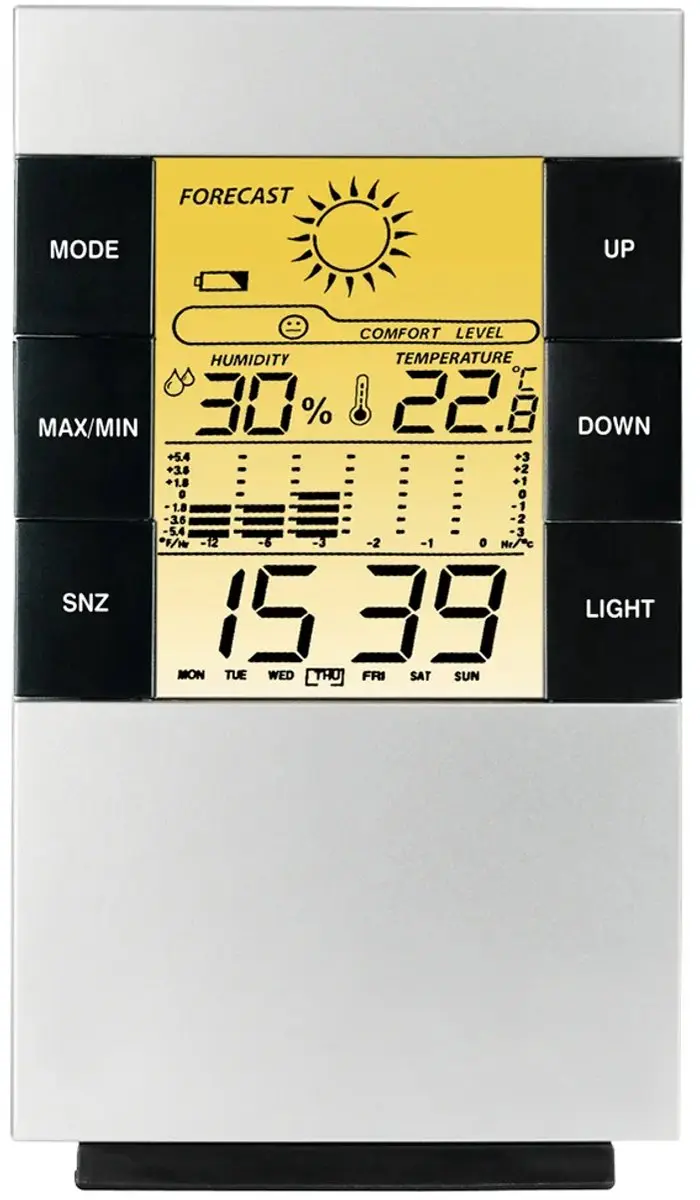 Hama TH-200 LCD Thermo-/Hygrometer - Kleurenmix