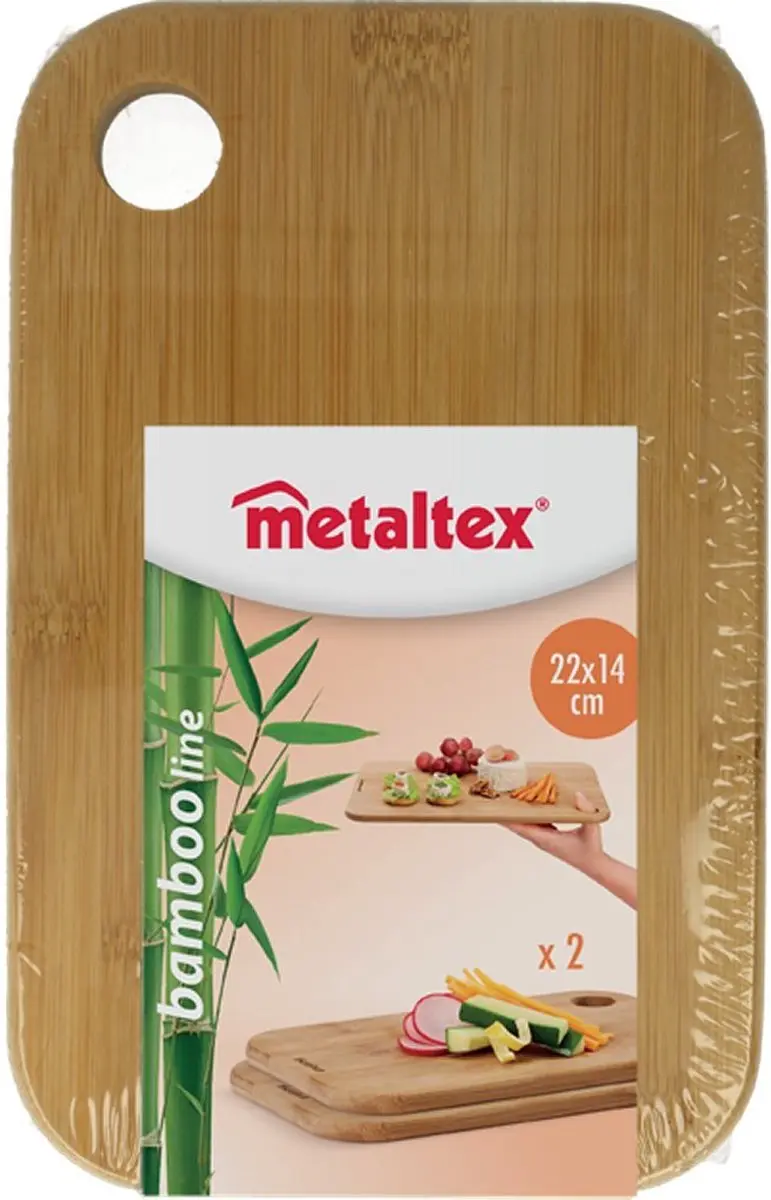 Metaltex Bambooplanken 22x14x1cm