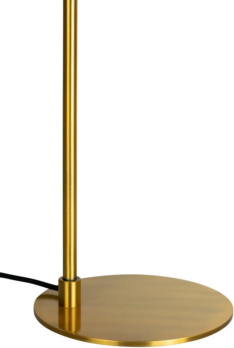 Dyberg Larsen Futura Vloerlamp 145cm - 25W - Zwart/Goud