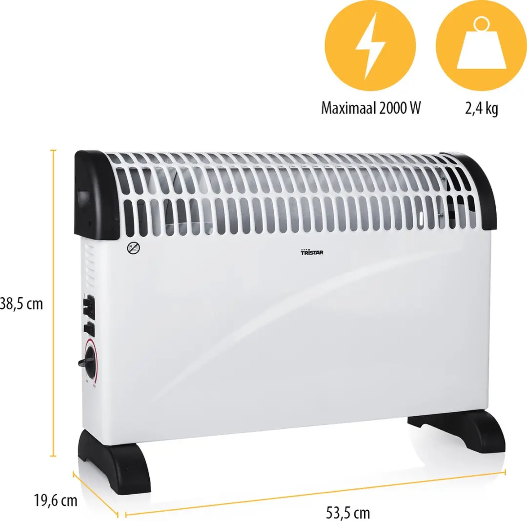 Tristar KA-5912 Convector Kachel 2000W - Wit