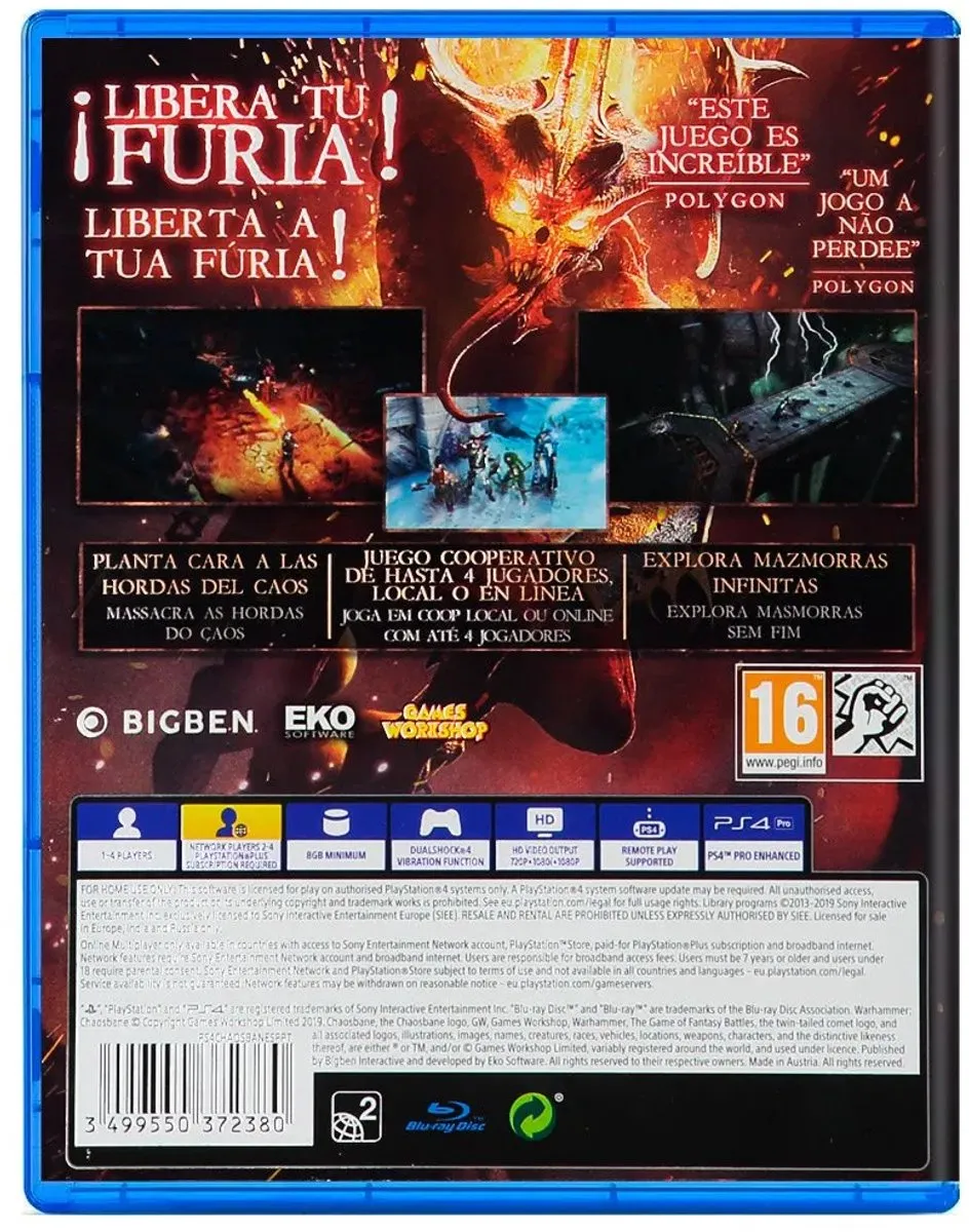 Sony Warhammer: Chaos & Conquest - PS4 - Fysiek