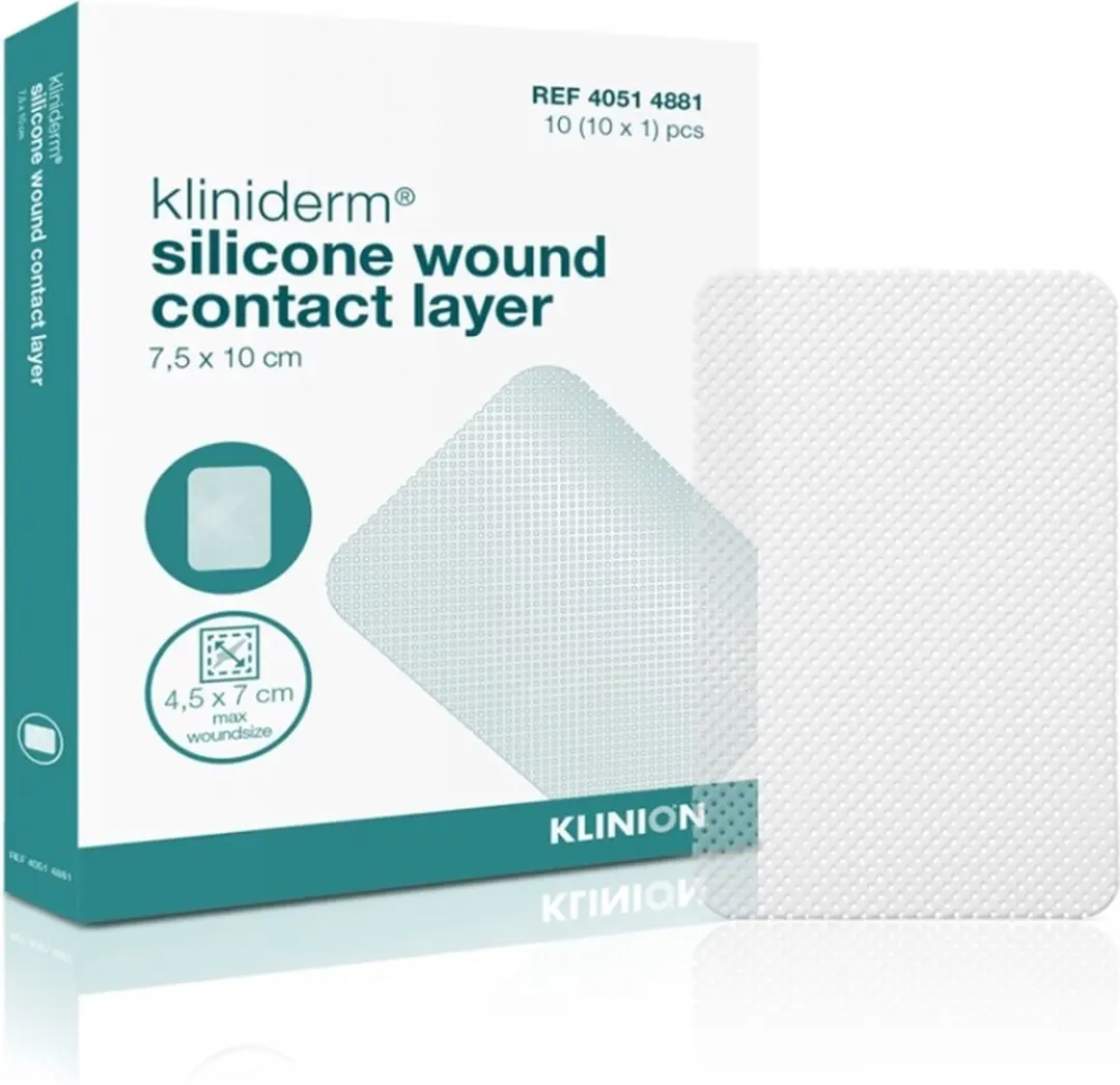 Klinion Kliniderm Siliconen Wondcontactlaag 10 Stuks