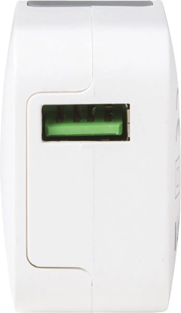 Celly TCUSBTURBO USB-A Thuislader 2.4A - Wit - afbeelding 2 van 4