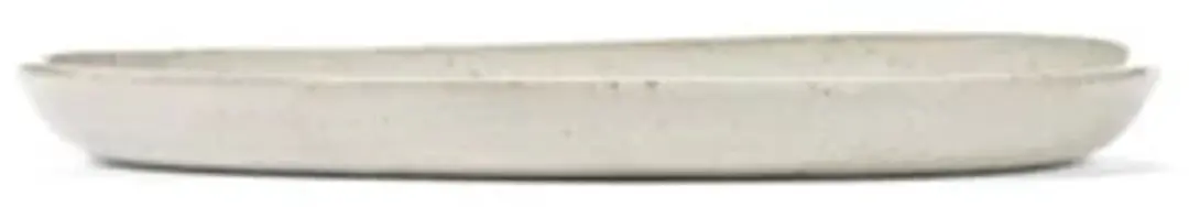 Serax Uncharted Out of Lines Plat Bord 14x10.5cm - Off White