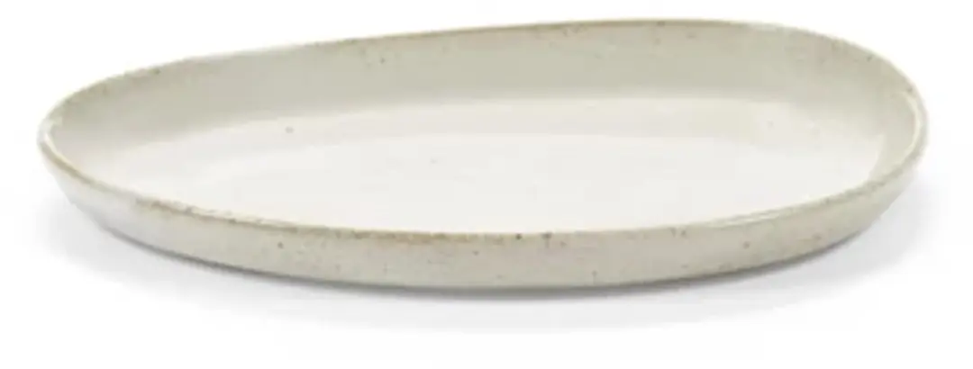 Serax Uncharted Out of Lines Plat Bord 14x10.5cm - Off White