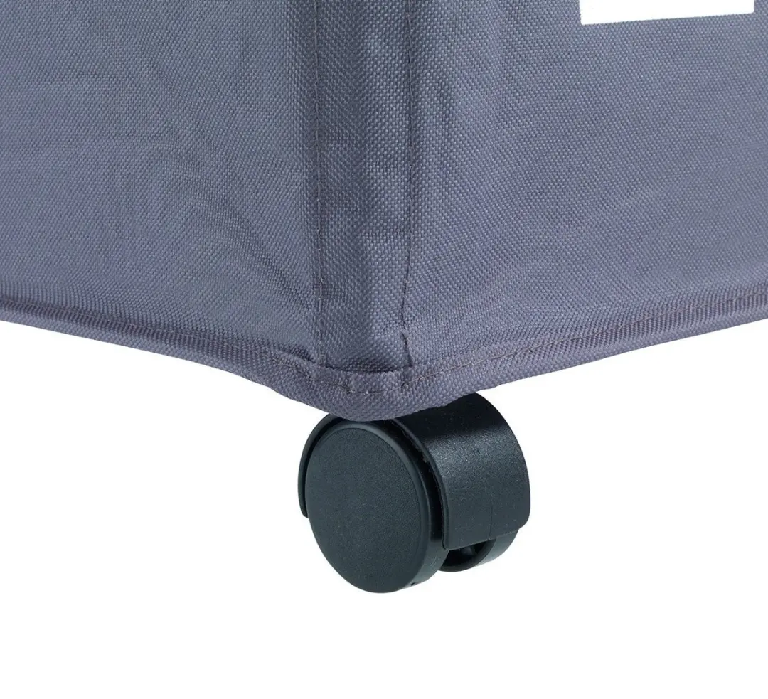 Wenko Trivo Wasmand 48L - 3 Vakken Grijs - afbeelding 6 van 6