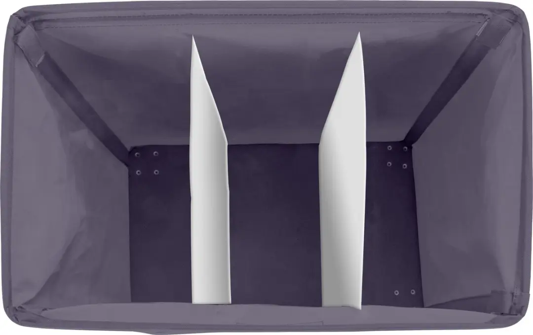Wenko Trivo Wasmand 48L - 3 Vakken Grijs