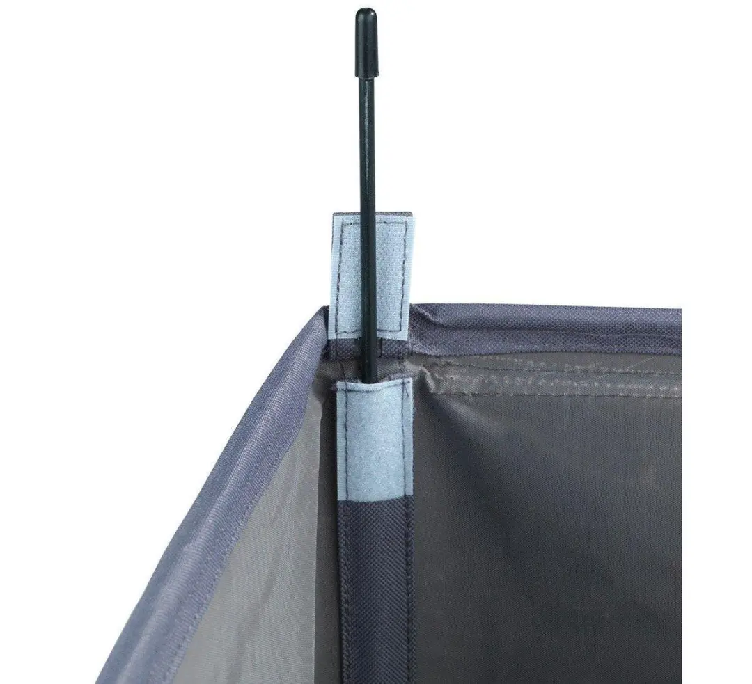 Wenko Trivo Wasmand 48L - 3 Vakken Grijs