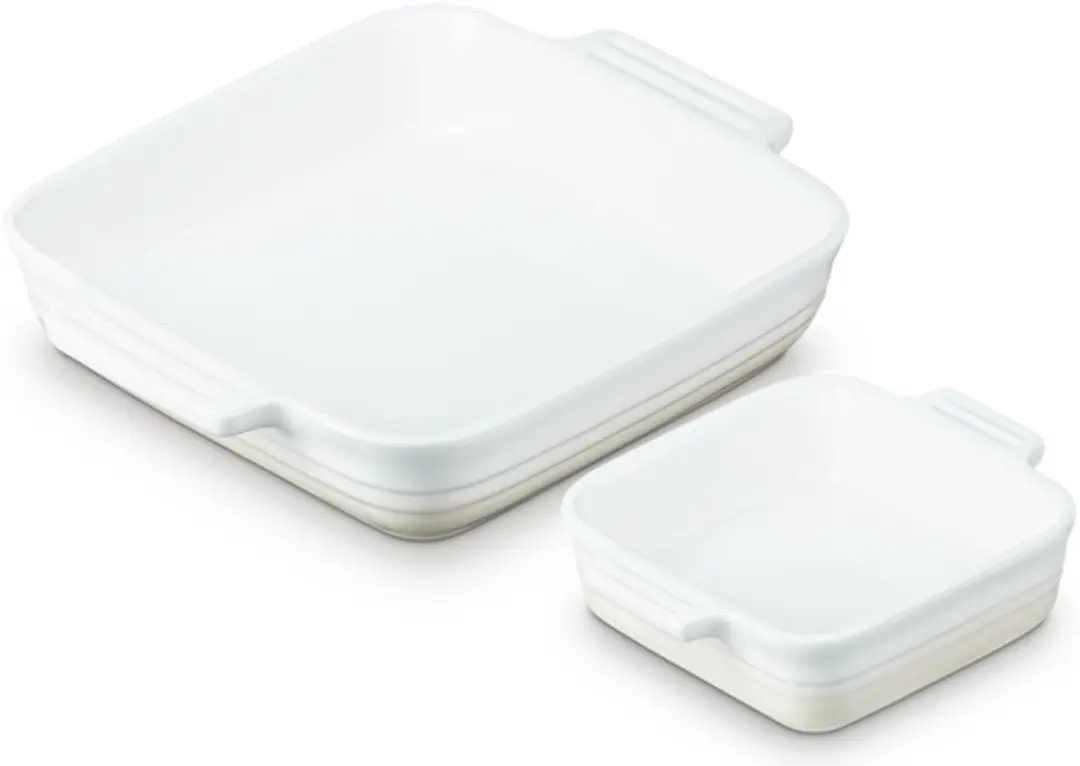 Le Creuset Classic Ovenschaal Set 2 Stuks - Meringue