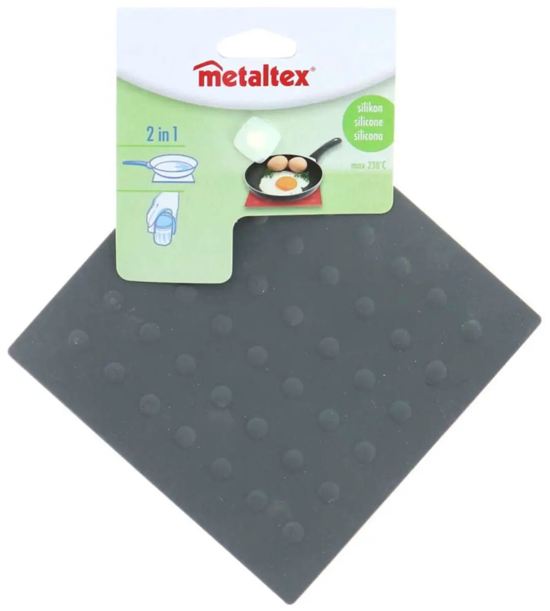 Metaltex Siliconen Anti-Slip Potopeners - Blauw