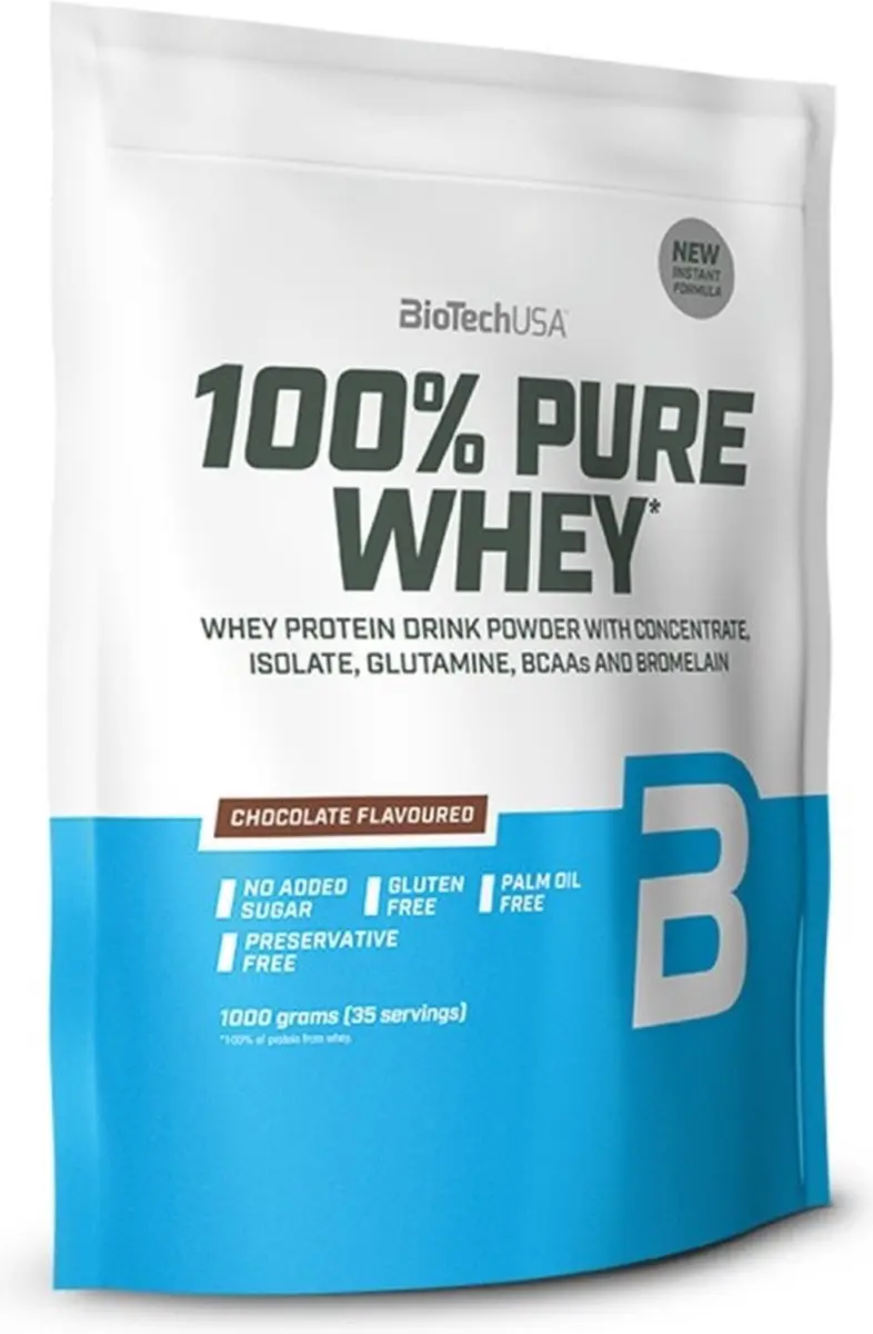 BioTechUSA 100% Pure Whey Eiwitpoeder 1kg