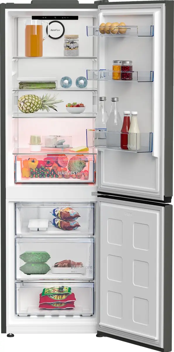 Beko B5RCNE365HG Koel-Vriescombinatie - 316L - Grijs