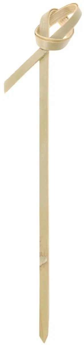 Excellent Houseware Bamboe Cocktailprikkers 9cm - 50 Stuks - afbeelding 6 van 6