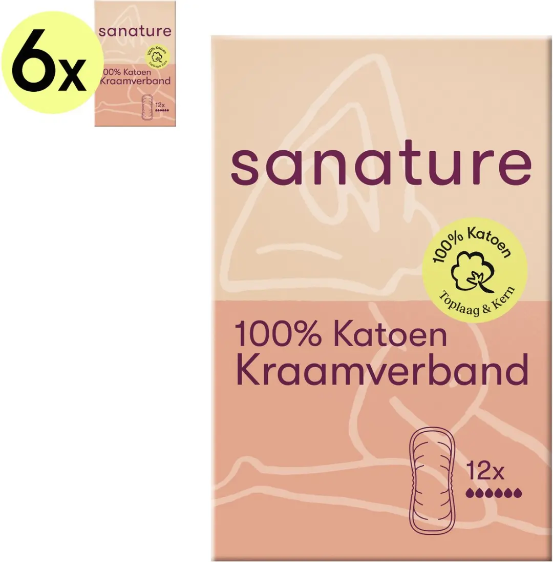 Sanature 100% Katoenen Kraamverband