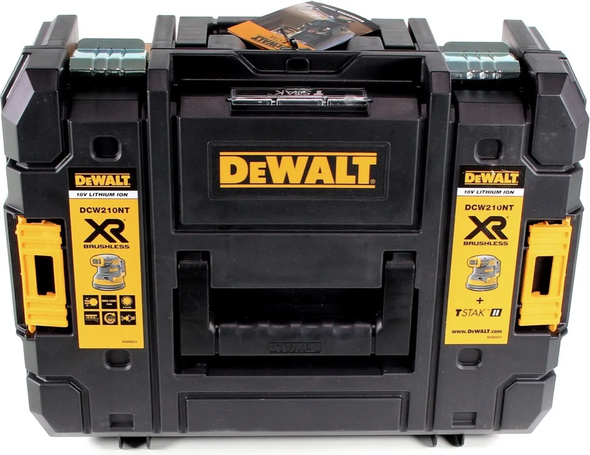 DeWalt DCW 210 NT Excentrische Schuurmachine 18V - 12.000 tpm - 125mm - 4,0Ah